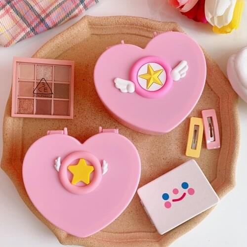 Anime Card Captor Sakura cosplay Pink receives box to act the role of table top jewel box star love receives box double layer