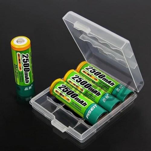 AA / AAA Colorful Battery Storage Box 10440 14500 2A 3A Battery Container Organizer Box Cover Case