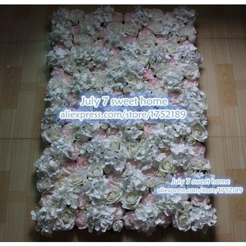 DIY Artificial flowers wall for wedding background lawn/pillar road lead market decoration