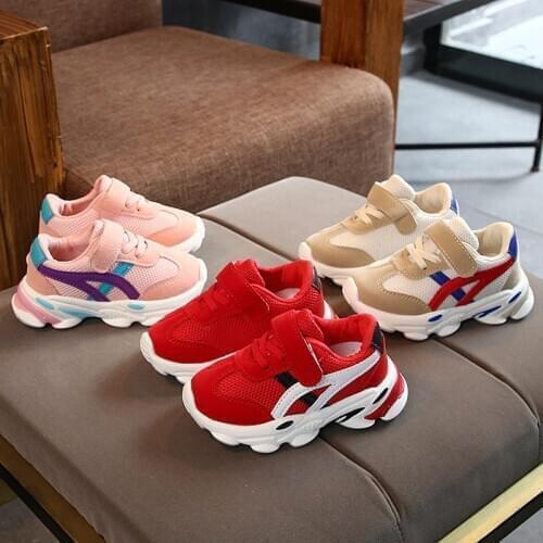 Autumn Boy Girl Children Casual Shoe 1-5 Years Old Tide Kid Soft Bottom Breathable Sneaker Non-slip Buffer Toddler Running Shoes