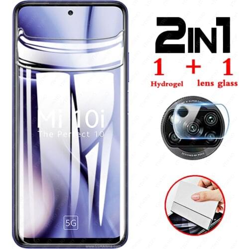 For Xiaomi Mi 10i Soft Full Coverage Hydrogel Film For Xaiomi Mi 10 i Screen Protector camera lens 10i Glass Film M2007J17I 6.67