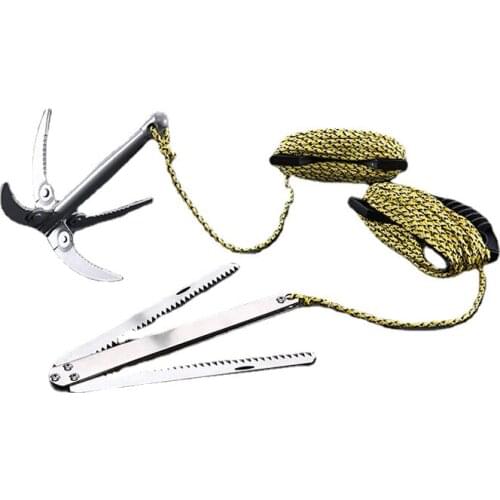 Fishing Tools Line Hook Remover Water Grass Sickle Portable Steel Knife Head Mowing Aquatic Plants Cutter Weed Removing Tool