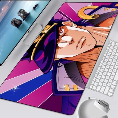 Anime Jojo Adventure Keyboards Mat carpet Rubber Gaming Mousepad Desk Mat Customized Laptop Gaming anime Mouse Pad mat manga