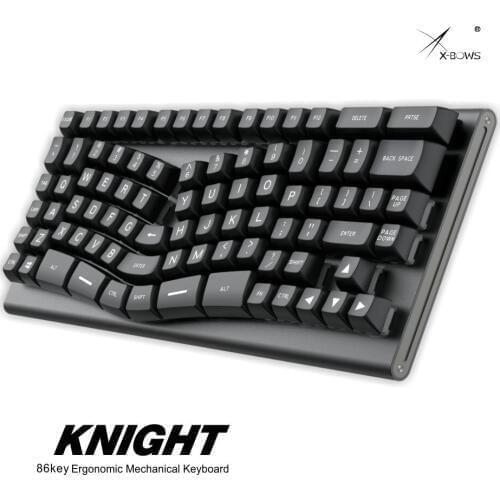 Xbow x-bow Knight Mechanical keyboard pcb ergonomic optical switch rgb leds type c port hot swappable switch socket