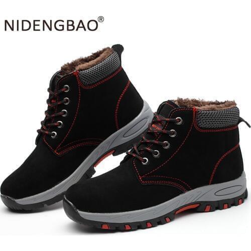 High Quality Unisex Hiking Shoes Winter Autumn Outdoor Men Climbing Athletic Shoes Plush male Trekking sSneakers Size 35-46