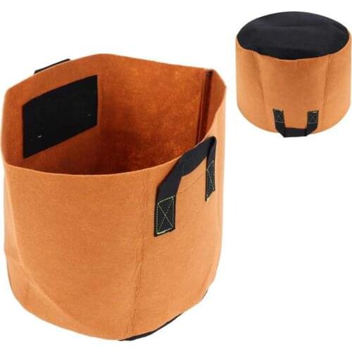Non-Woven Plant Growth Bag Seedling Bag with Handle Garden Supplies for Home 7 Gallons Gardening Supplies