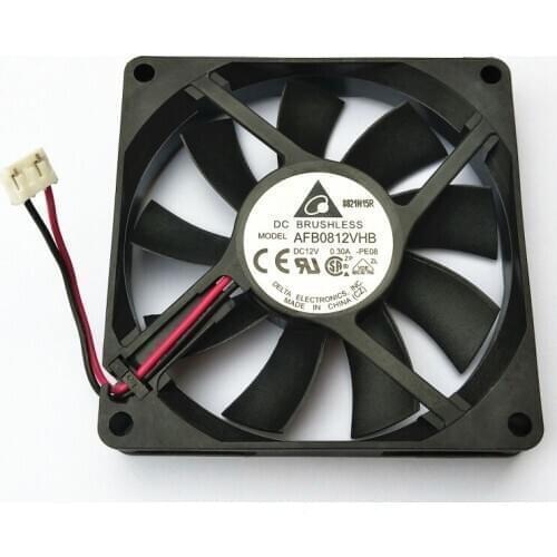 New For Delta 80mm slim 15mm 80X15mm fan Dual Ball AFB0812VHB 0.30A AFB0812SHB 0.40A