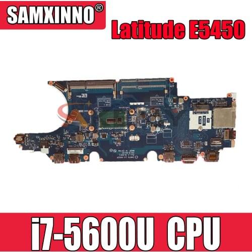 Original laptop Mainboard For DELL Latitude E5450 i7-5600U CN-0X4WN9 0X4WN9 LA-A901P SR23V DDR3 MOTHERBOARD