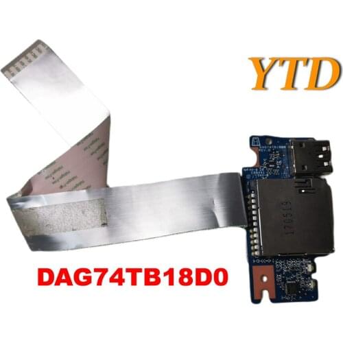 Original for HP Pavilion 15-CC TPN-Q191Laptop USB Reader Board DAG74TB18D0 tested good free shipping