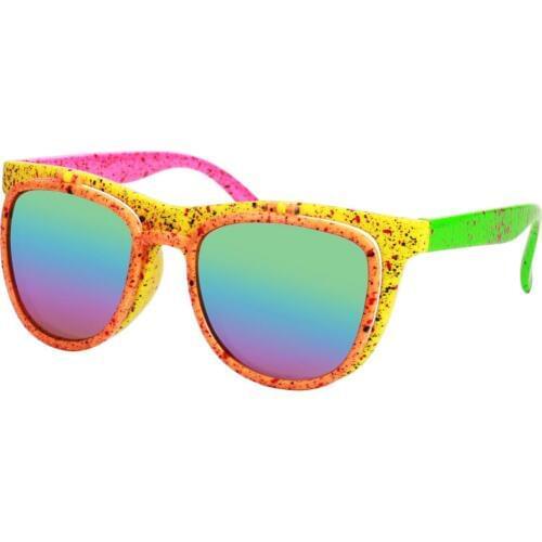 Flip up 80s Neon Sunglasses Halloween Funny Colorful Glasses Party Hip-Hop Costumes Photo Props Night Dress up Accessories