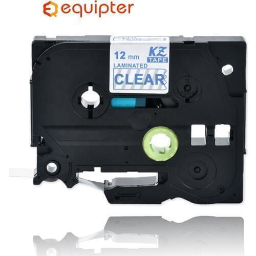 12mm TZE-133 Compatible Brother PT Printer Refill Label Tape blue on clear Tze133 tz-133 tze tz 133 tz133 for ptouch Label maker