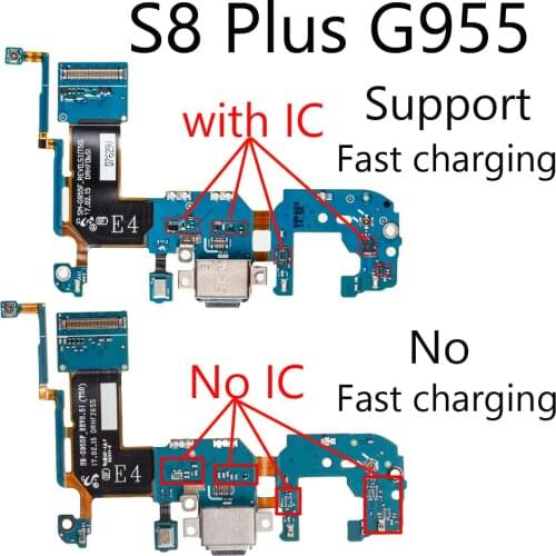 1pcs USB Charging For Samsung Galaxy S9G960F S9 plus G965F Charger Connector Dock Port Flex Cable Replacement Repair Parts