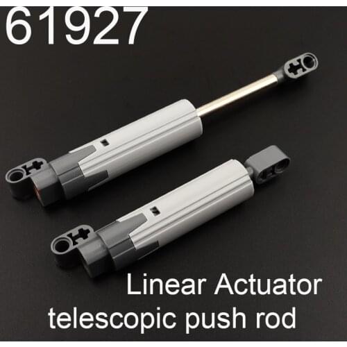 61927 61904 61905 40918 High-tech building block Linear Actuator with Dark Bluish Pusher Connectors compatible MOC parts Bricks