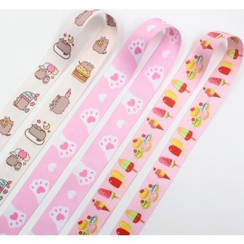 I-19824-1986,10yds 1'' 25mm double-sided printing Lanyard Ribbons,Neck Strap Lanyards for keys ID Card Gym Mobile Phone Straps