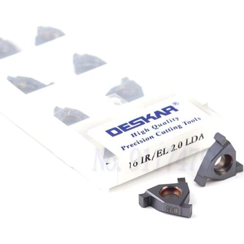 16IR/EL 0.7 0.8 0.9 1.0 1.1 1.2 1.3 1.4 1.5 1.6 1.7 LDA Slotted blades CNC lathe grooving insert carbide finishing cutting tools