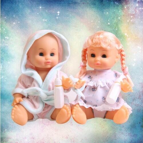 35cm Soft Simulation Baby Doll Bathing Doll Kids Play House Toy Early Education Doll Christmas New Year Presents birthday gifts