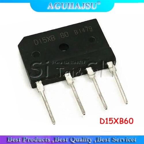 5PCS D15XB60 ZIP-4 D15XB 60 ZIP bridge rectifier new and original IC