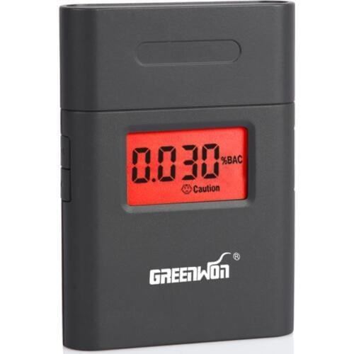 5pcs/Lot +Free Shipping 360 degree rotating mouthpiece Patent digital alcohol tester with mouthpiece Police Alcohol Tester