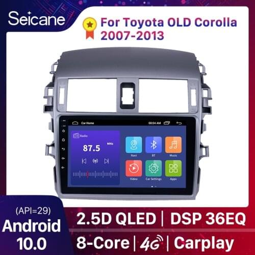 Seicane 9 inch Android 8.1 2Din Car Radio Quad Core WIFI Bluetooth Multimedia Player For 2007 2008 2009 2010 Toyota OLD Corolla