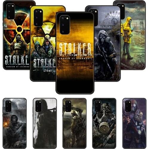 Phone Case For SamSung Galaxy S Note 10 20 7 6 9 8 Plus Edge E Ultra Lite Black Cover Funda Tpu Waterproof Stalker Clear Sky