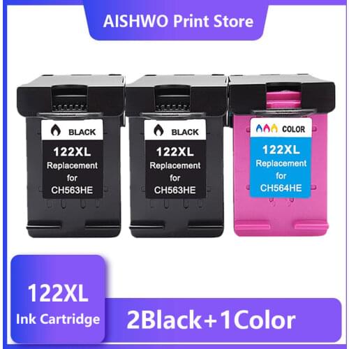 ASW 122XL Replacement for hp cartridge 122 xl for Deskjet 1510 2050 1000 1050 1050A 2000 2050A 2540 3000 3050 3052A printer