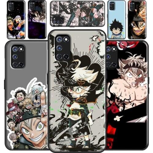 Black Clover Asta Yuno anime Phone Case For OPPO A5 A9 A31 A53 2020 A5S A3S A1K A15 A52 A72 A91 F5 F7 Reno 2 Z 4 Pro