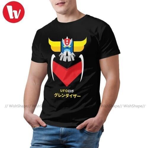 Goldorak T Shirt Grendizer Color T-Shirt 5xl Short Sleeve Tee Shirt Printed Man 100 Percent Cotton Tshirt