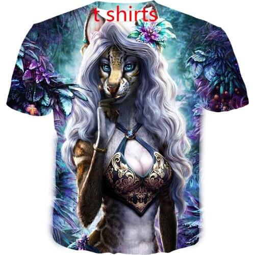 Mythical Furry 3d Print Vest T Shirt Sweatshirts Fashion Men Harajuku Anime Shirt Streetwear Hip Hop Pullover Top