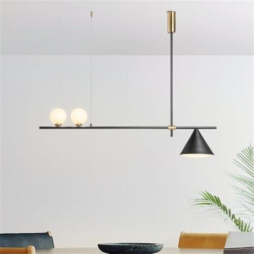 Nordic Minimalist Magic Beans Design Pendant Lamp Concise Parlor Music Restaurant Coffee Dining Kitchen Led Suspension Light WF