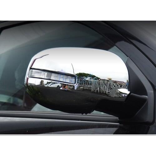 For Mitsubishi Outlander 2013 2014 2015 2016 2017 2018 2019 Side Mirror Cover Door Rearview Overlay Caps Chrome Auto Accessories