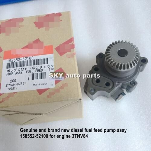 Genuine and brand new diesel fuel feed pump assy 158552-52100 for engine 3TNV84