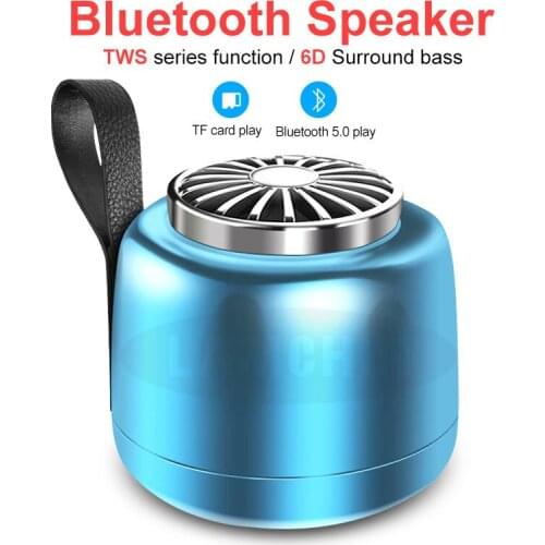 New 2020 Bluetooth Speaker Portable Outdoor Couplet Wireless Speaker Support TF Card Handsfree 3D Stereo Mini Loudspeaker