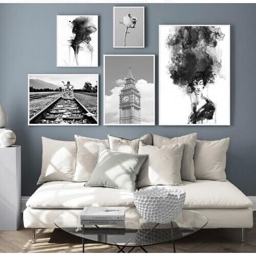 Llama in a taxi on Times Square Canvas Prints and Posters Vintage Black White Print New York City Pictures Wall Art Home Decor