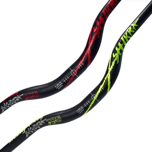2021 New Come MTB Downhill DH Handlebar Aluminium 31.8 x 785mm 670mm Mountain Bicycle Handle Bar Bike Parts