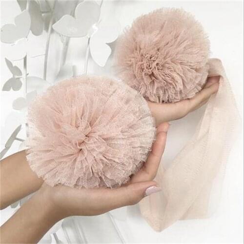 Nordic Handmade Palace Mosquito Net Decorations Mesh Ball ornaments Nursery Pendant Kids Room Wall Decor Photography Props