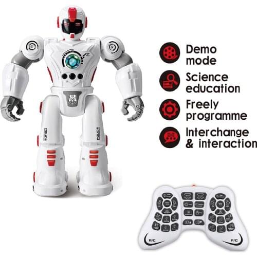Remote Control Smart Program Intelligent Robot Walk Slide Dance Music Talk Demostration Interactiv Gesture Inductive Warrior Toy