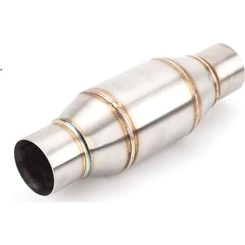 Motorcycle Exhaust Pipe 51mm Muffler Expansion Chamber Refit Exhaust Pipe Back Pressure Core Silent Catalyst Silencer DB Killer