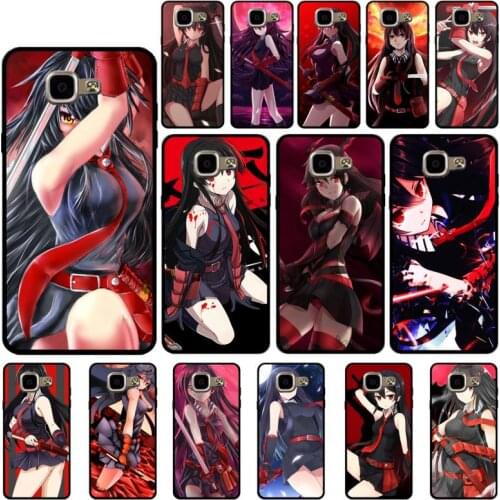 YNDFCNB Japanese Anime Akame Ga Kill Phone Case for Samsung A6 A7 A8 A10 A20 A21 A30 A30s A31 A40 A50 A51 A52 A70 A71