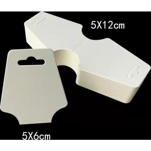 1000pc High Quality Kraft Paper Half Fold Label Display Card Wedding Party Gift Listing Jewelry Price Tag Display Card Wholesale