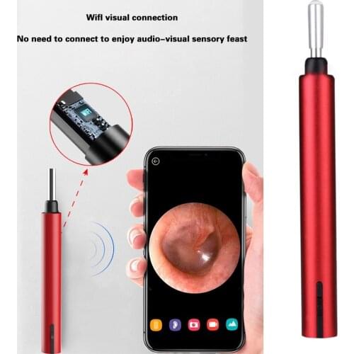 3.9mm WiFi Ear Wax Removal Tool Ear Cleaning Camera Visual Otoscope Wireless Luminous Teeth Oral Inspection Camera Tool