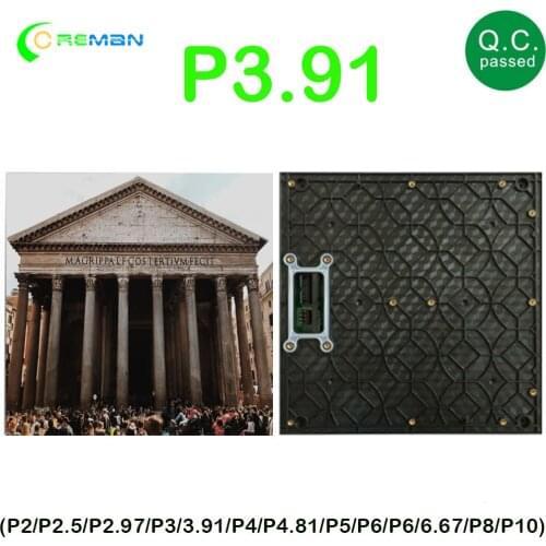 Ali express led sign gabinete parts video wall led matrix full color led matrix P3.91 3.91mm 250x250mm module