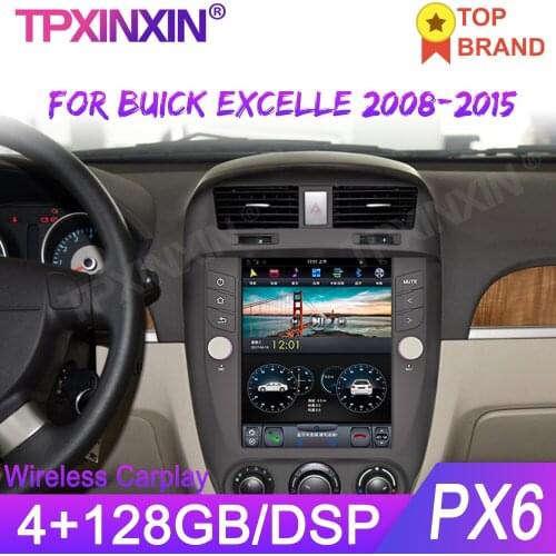 Wireless Carplay Android 9 For Buick Excelle 2008-2015 Tesla Style Car Player GPS Navigation Stereo Multimedia Player Auto Radio