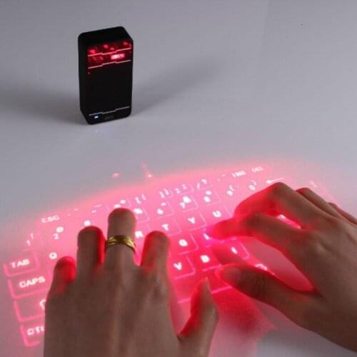 Bluetooth Laser Projection Keyboard Wireless Virtual Projection Mini Keyboard Portable for Phone Ipad Tablet Pc Notebook Office