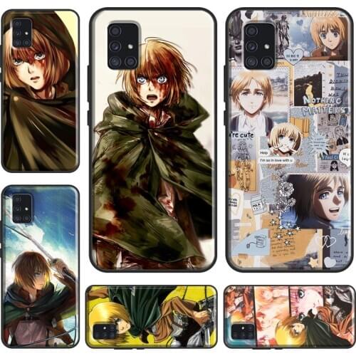 Armin Arlert Attack on Titan Case For Samsung Galaxy A71 A51 A31 A21S A20e A11 M21 M31 A10 A30 S A40 A50 A70 Cover
