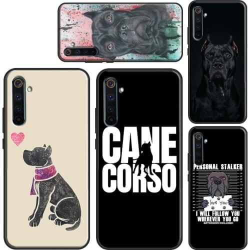 Italian Cane Corso Mastiff Dogs Case For OnePlus 9 8 Pro Nord 7T 8T 9R Cover For Realme C3 C21 C11 C15 GT Neo 6 7 8 Q3 Pro
