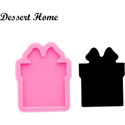 DY0329 Bright Christmas gift package Mold Resin Craft Fit Perfectly on A Pop, Silicone Mould for Epoxy Resin