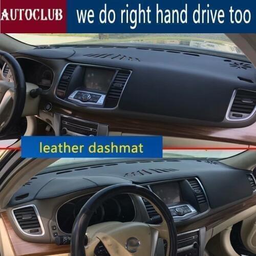 For Nissan Teana J32 2008-2013 Leather Dashmat Dashboard Cover Pad Dash Mat SunShade Carpet Custom 2009 2010 2011 2012