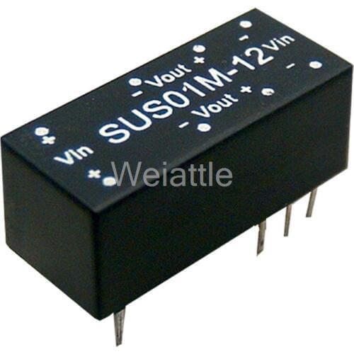 MEAN WELL original SUS01O-15 15V 84mA meanwell SUS01 15V 1W DC-DC Unregulated Single Output Converter