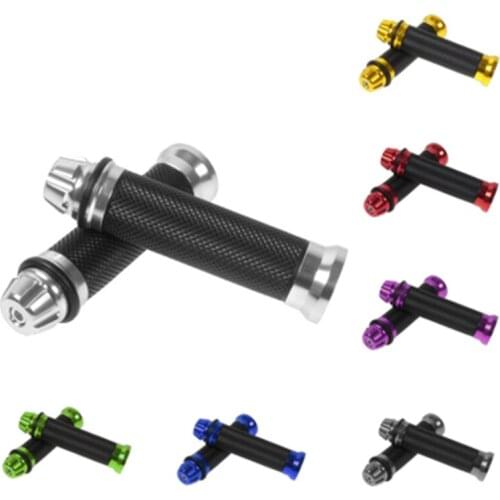 Motorcycle grips hand rubber pedal biker scooter handlebar grips modified handlebar throttle turn grip settle handle grips