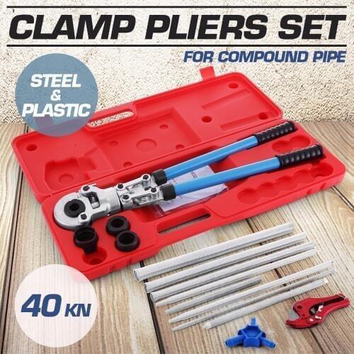 Tool Set TH Pressing Pliers Bending Calibrator And Pipe Shears For Compound Pipe